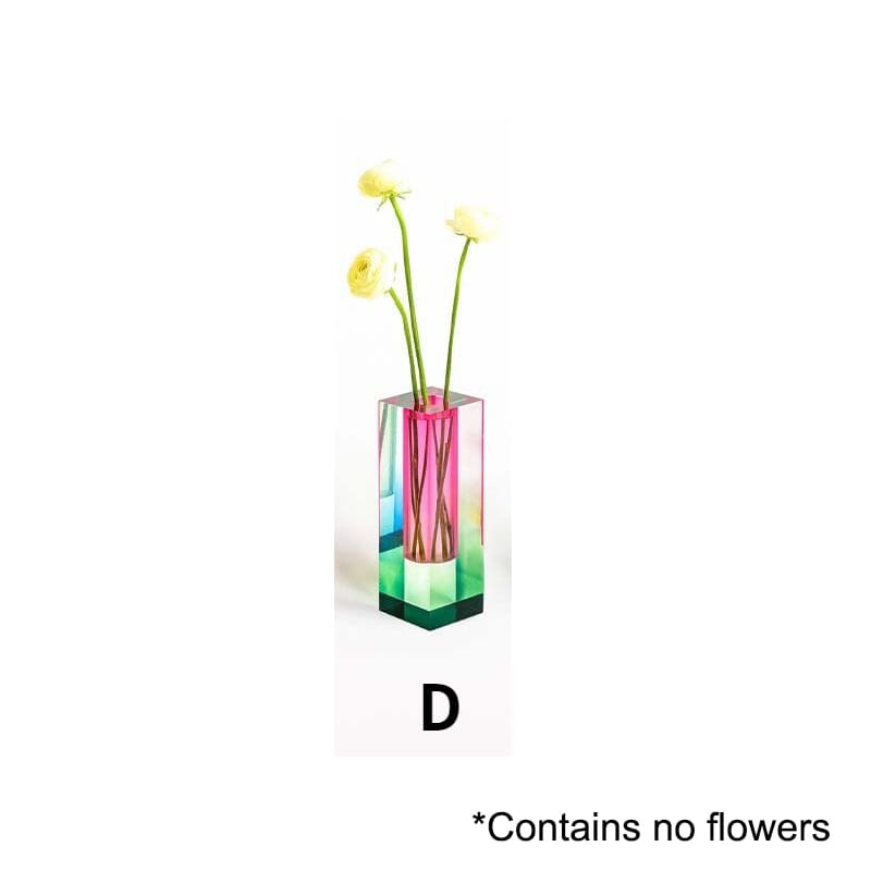 Colourful Decorative Plant Pots with Clear Finish