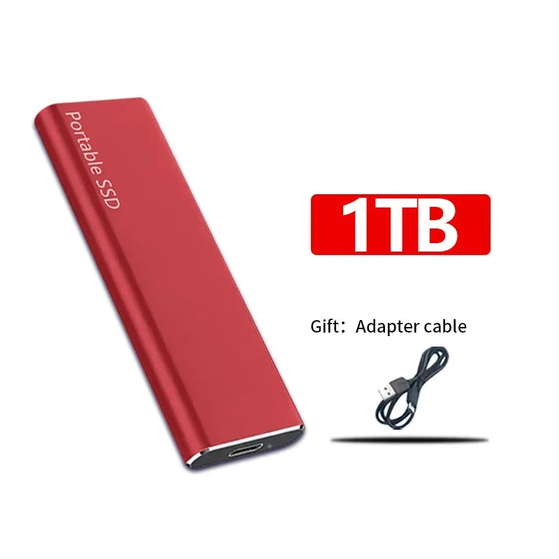 External SSD Storage Drive Portable High Speed Data Backup