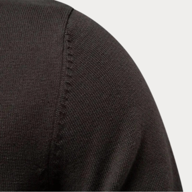 Strickjacke Mit Schalkragen Für Herren | Offene Vorderseite