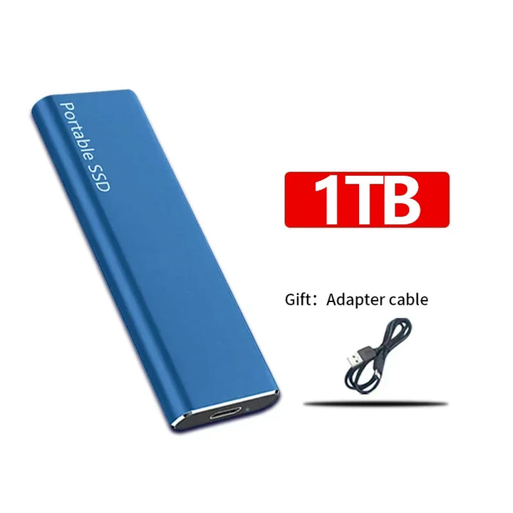 External SSD Storage Drive Portable High Speed Data Backup