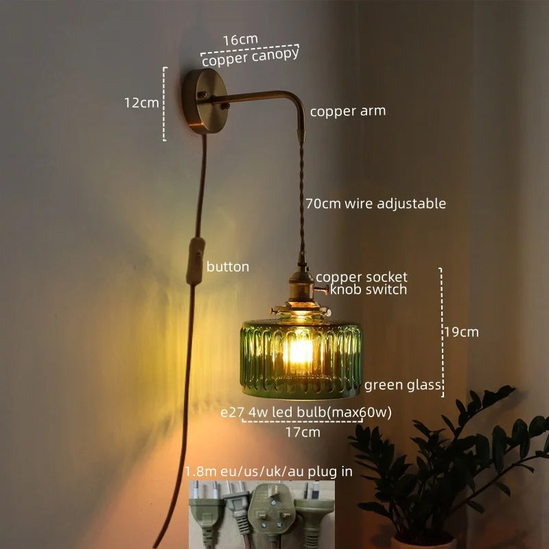 Japanese Style Vintage Wall Light Soft Ambient Indoor Lighting