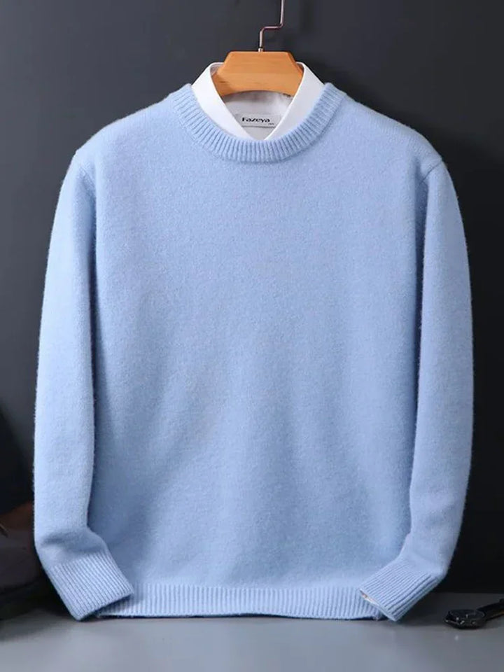 Lässiger Langarm-Kaschmirpullover Für Herren | Winter