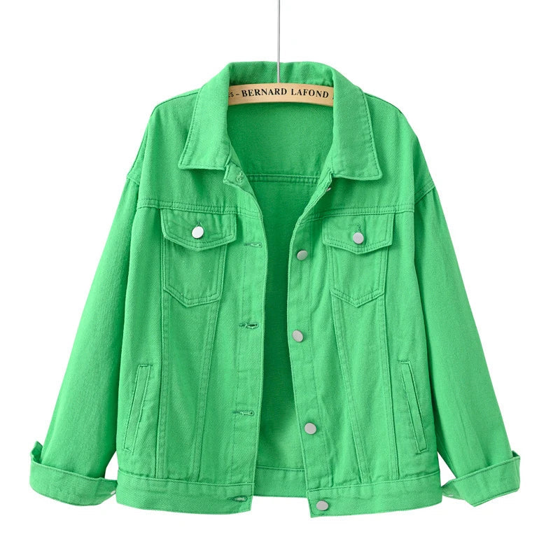 Langarm Jeansjacke Für Damen | Stilvoll