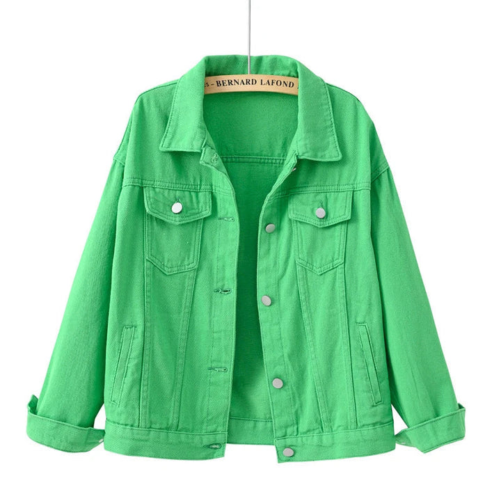 Langarm Jeansjacke Für Damen | Stilvoll