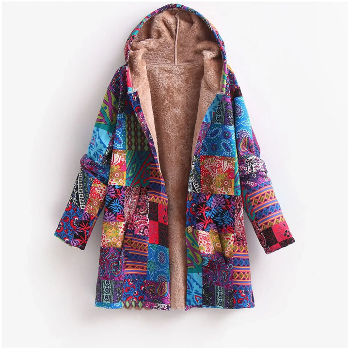 Stylische Printjacke Für Damen | Mit Kapuze