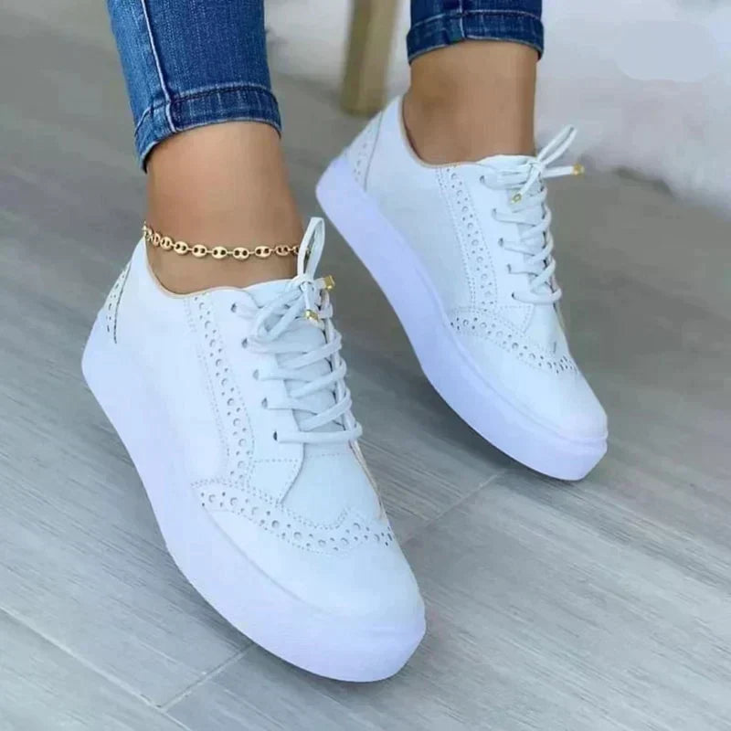 Schnürsenkel Sneaker Für Frauen | Plateau
