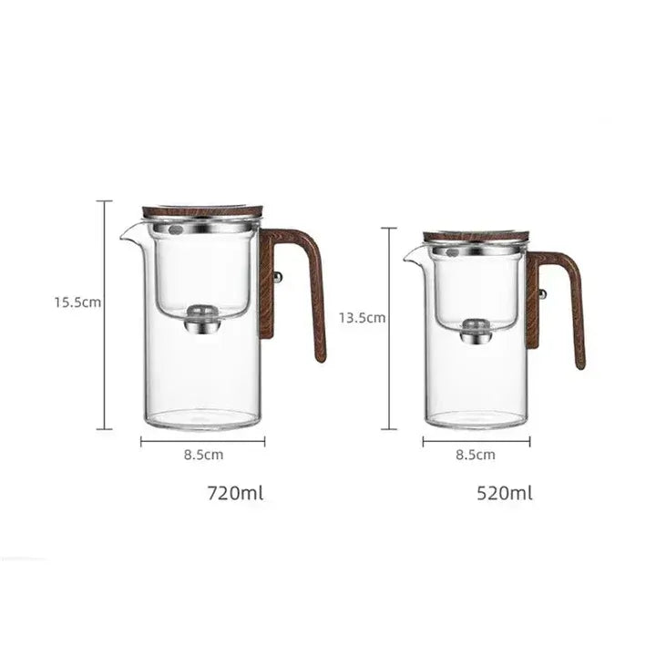 Glasteekanne mit Infuser – Elegant, Hitzebeständig & Ideal für losen Tee | Kreatives Design für stilvollen Teegenuss