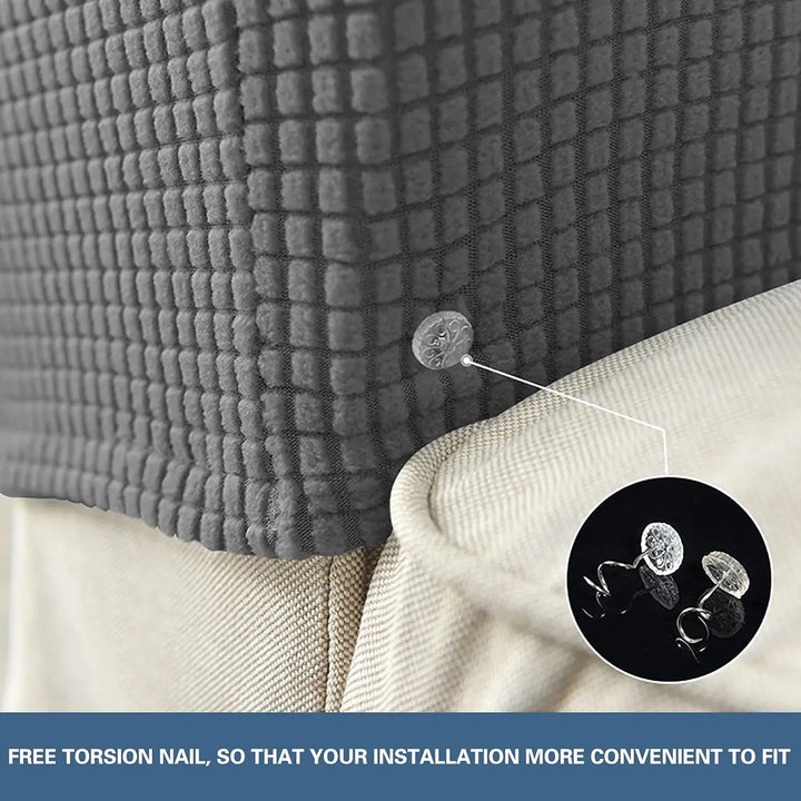 Armrest Covers Set Quilted Stretch Furniture Protection