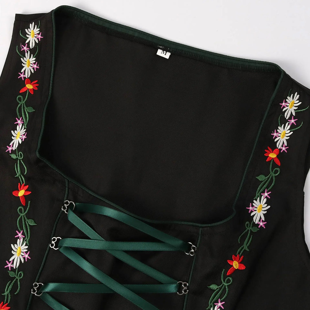 Traditionelles  Oktoberfestdirndl Für Damen | Midi