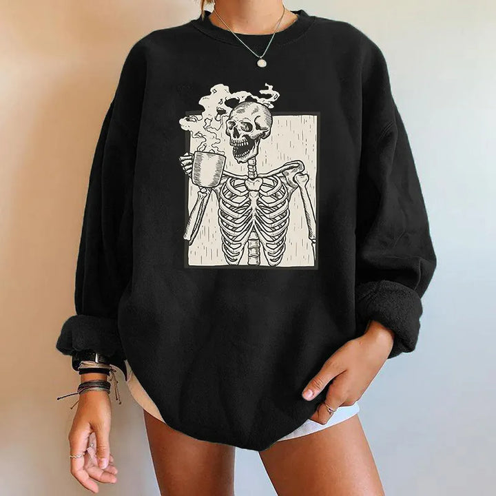 Stylisches Bedrucktes Damen-Sweatshirt | Langarm