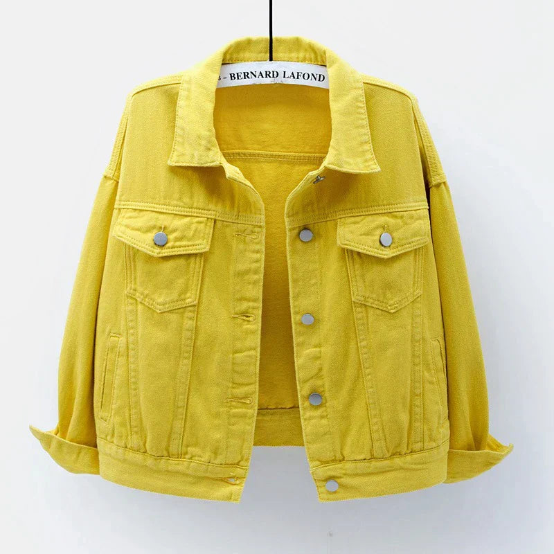 Langarm Jeansjacke Für Damen | Stilvoll