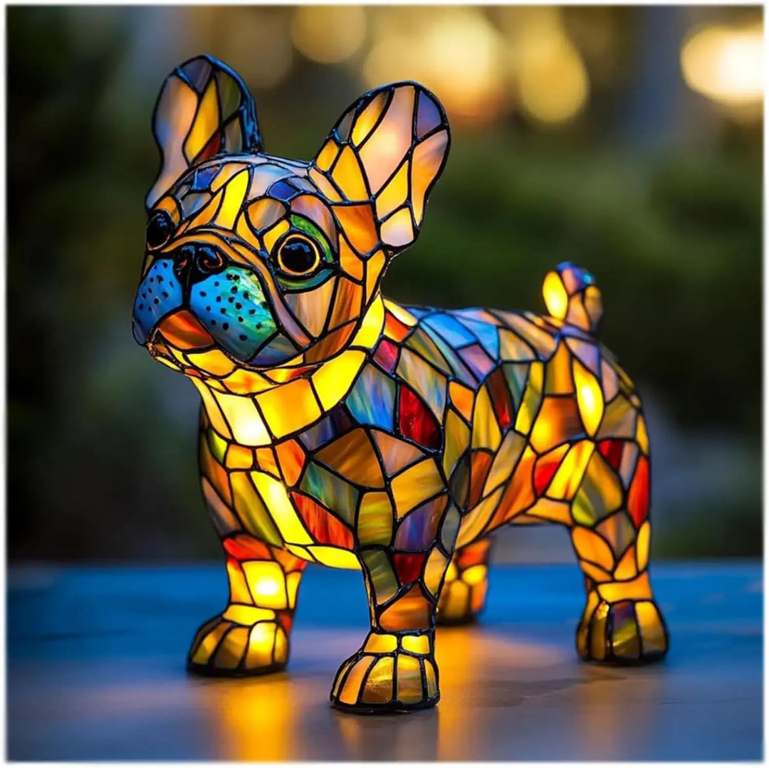 Fantasy Dog Table Lamp Decorative Colourful Home Lighting
