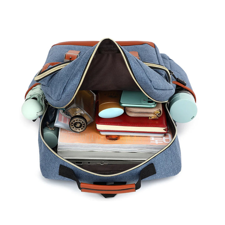 Unisex Wasserdichter Canvas-Rucksack | Groß