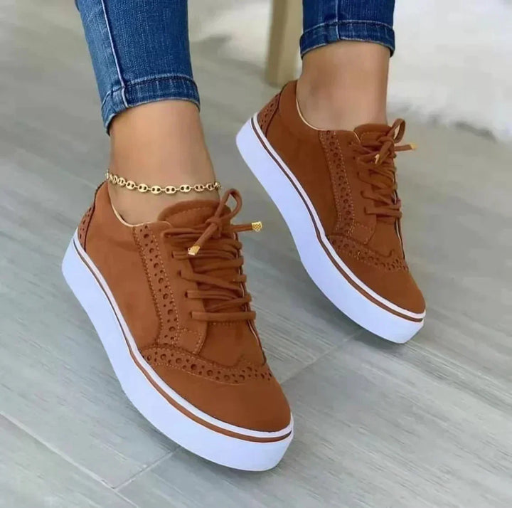 Schnürsenkel Sneaker Für Frauen | Plateau