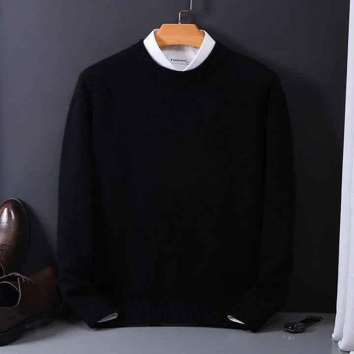 Lässiger Langarm-Kaschmirpullover Für Herren | Winter