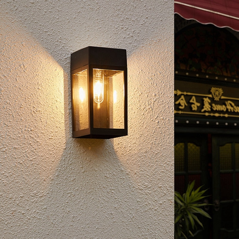 Solar Outdoor Wall Lamp with Auto Sensor
