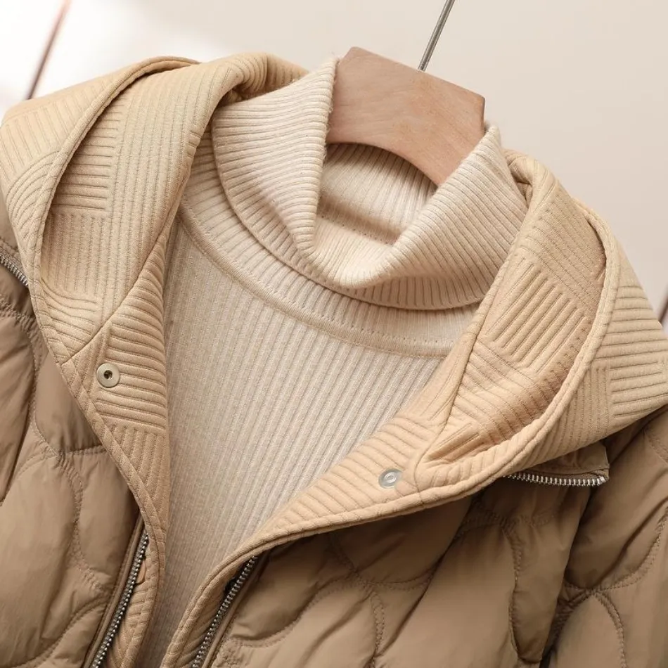Gesteppte Daunenjacke Mit Muster Für Damen | Winter
