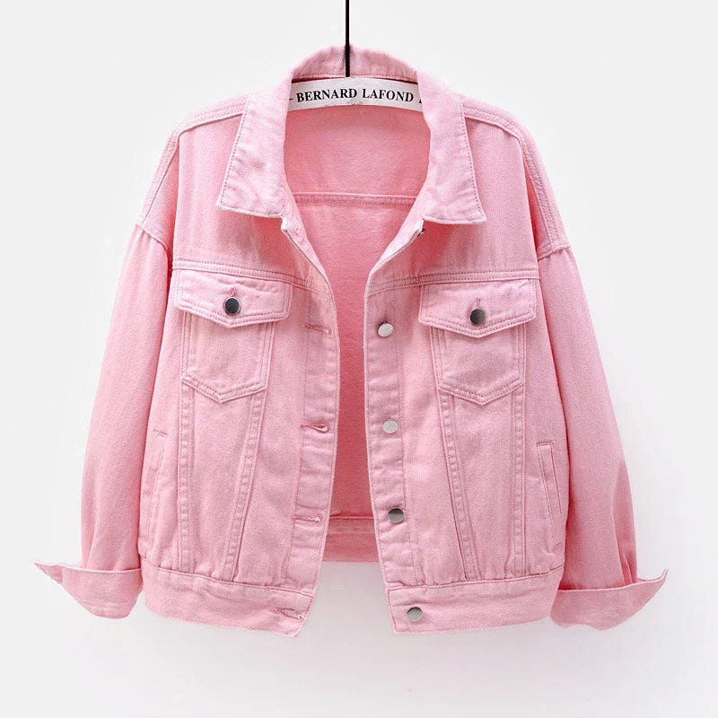 Langarm Jeansjacke Für Damen | Stilvoll