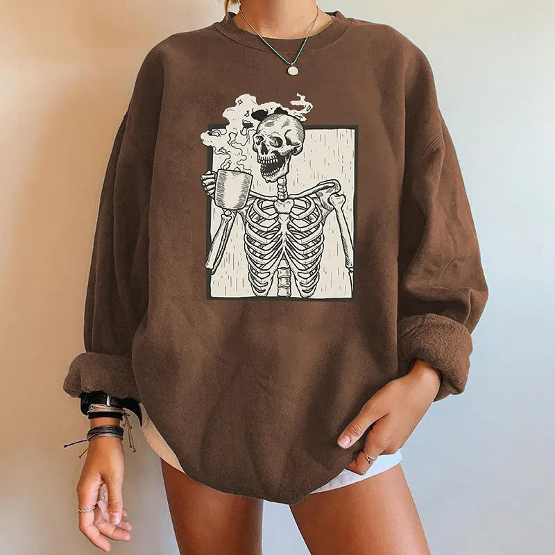 Stylisches Bedrucktes Damen-Sweatshirt | Langarm
