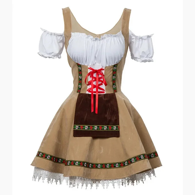 Trendiges Oktoberfest Dirndlkleid Für Damen | Midi