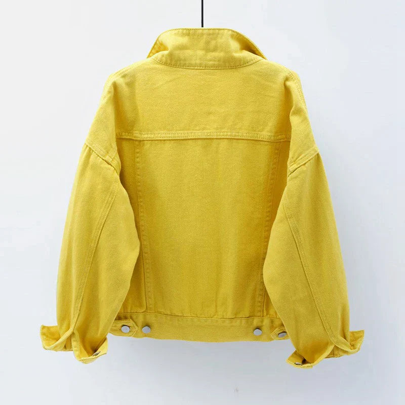 Langarm Jeansjacke Für Damen | Stilvoll