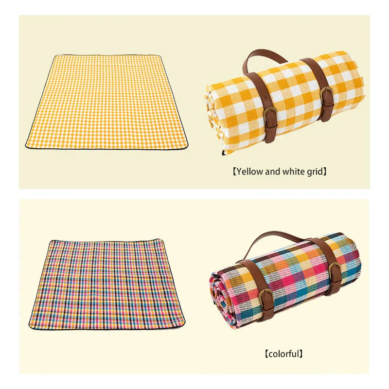 Foldable Outdoor Picnic Mat Large Reusable Blanket for Travel
