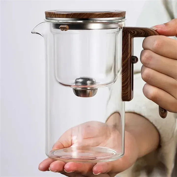 Glasteekanne mit Infuser – Elegant, Hitzebeständig & Ideal für losen Tee | Kreatives Design für stilvollen Teegenuss