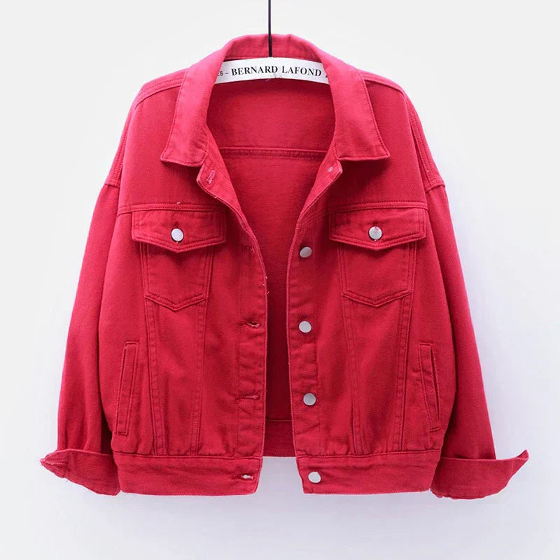 Langarm Jeansjacke Für Damen | Stilvoll