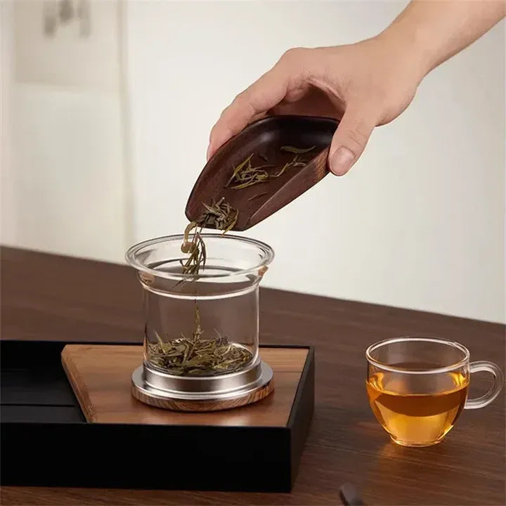 Glasteekanne mit Infuser – Elegant, Hitzebeständig & Ideal für losen Tee | Kreatives Design für stilvollen Teegenuss
