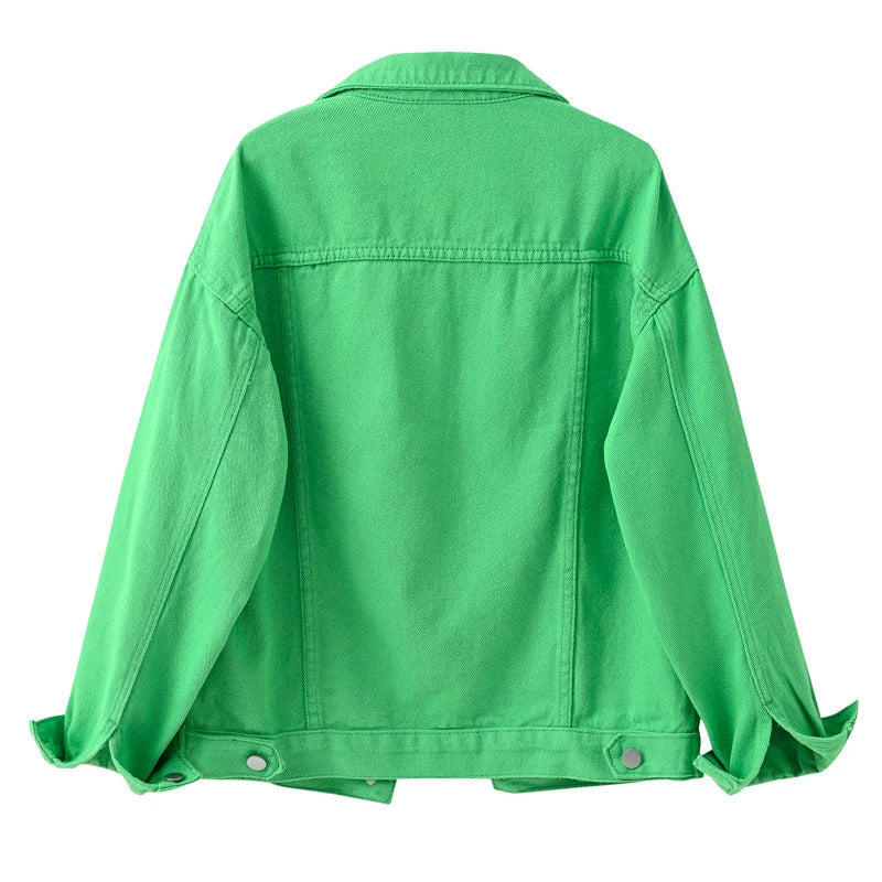 Langarm Jeansjacke Für Damen | Stilvoll
