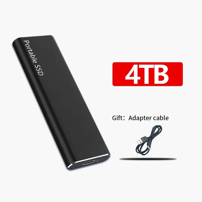 External SSD Storage Drive Portable High Speed Data Backup