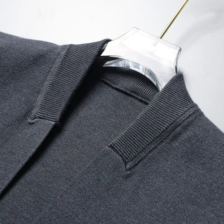 Damen Kaschmir-Cardigan Mit Knöpfen Und Tasche | Langarm