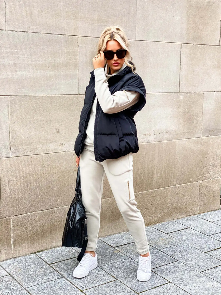 Modische Zip-Weste Für Damen | Winter
