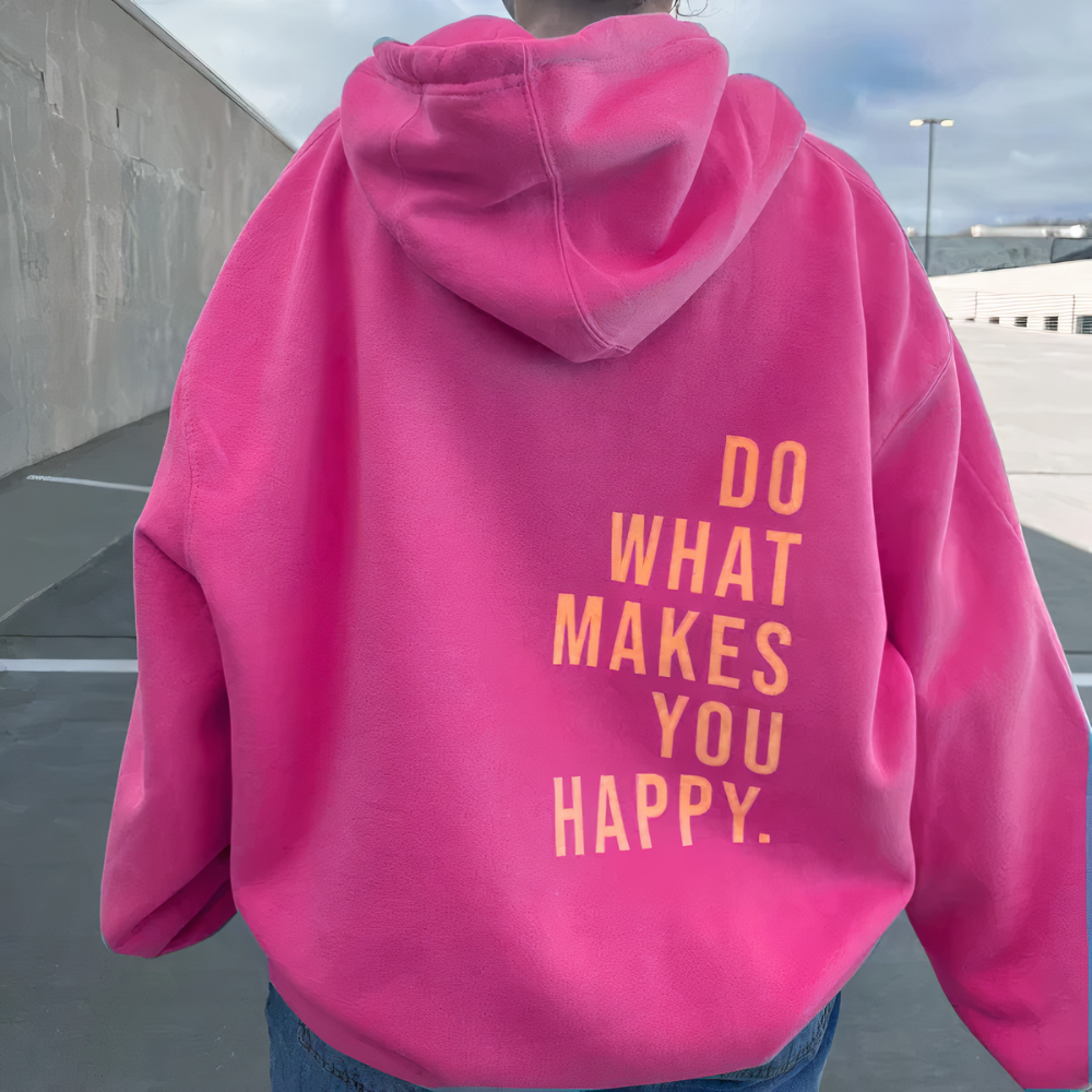 Stylischer Langarm Hoodie Für Damen | Übergröße