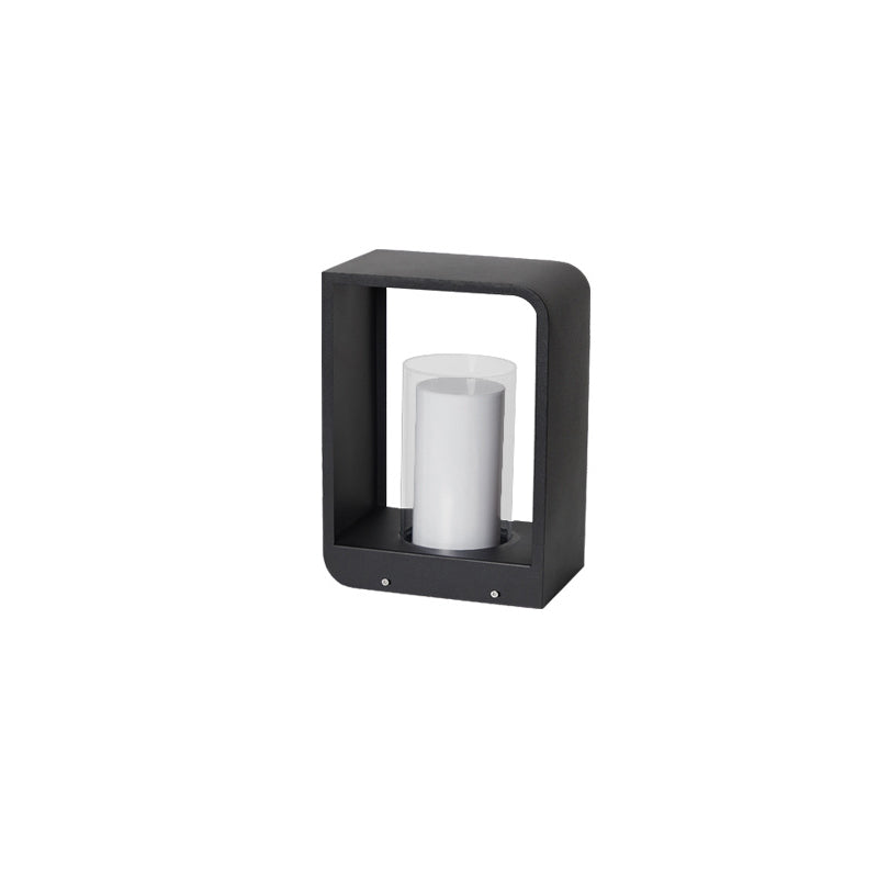 Outdoor LED Garden Light Square Minimalist Pathway Fixture