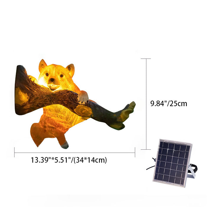 LED Solar Decorative Animal Outdoor Lights for Garden