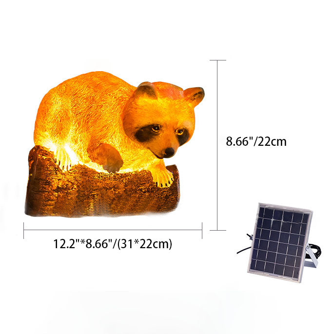 LED Solar Decorative Animal Outdoor Lights for Garden
