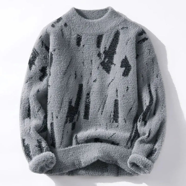 Pullover Mit Abstraktem Muster Für Herren | Winter