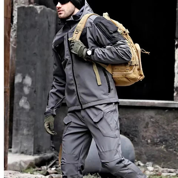 Herren-Outdoor-Set mit Cargo-Jacke & Hose
