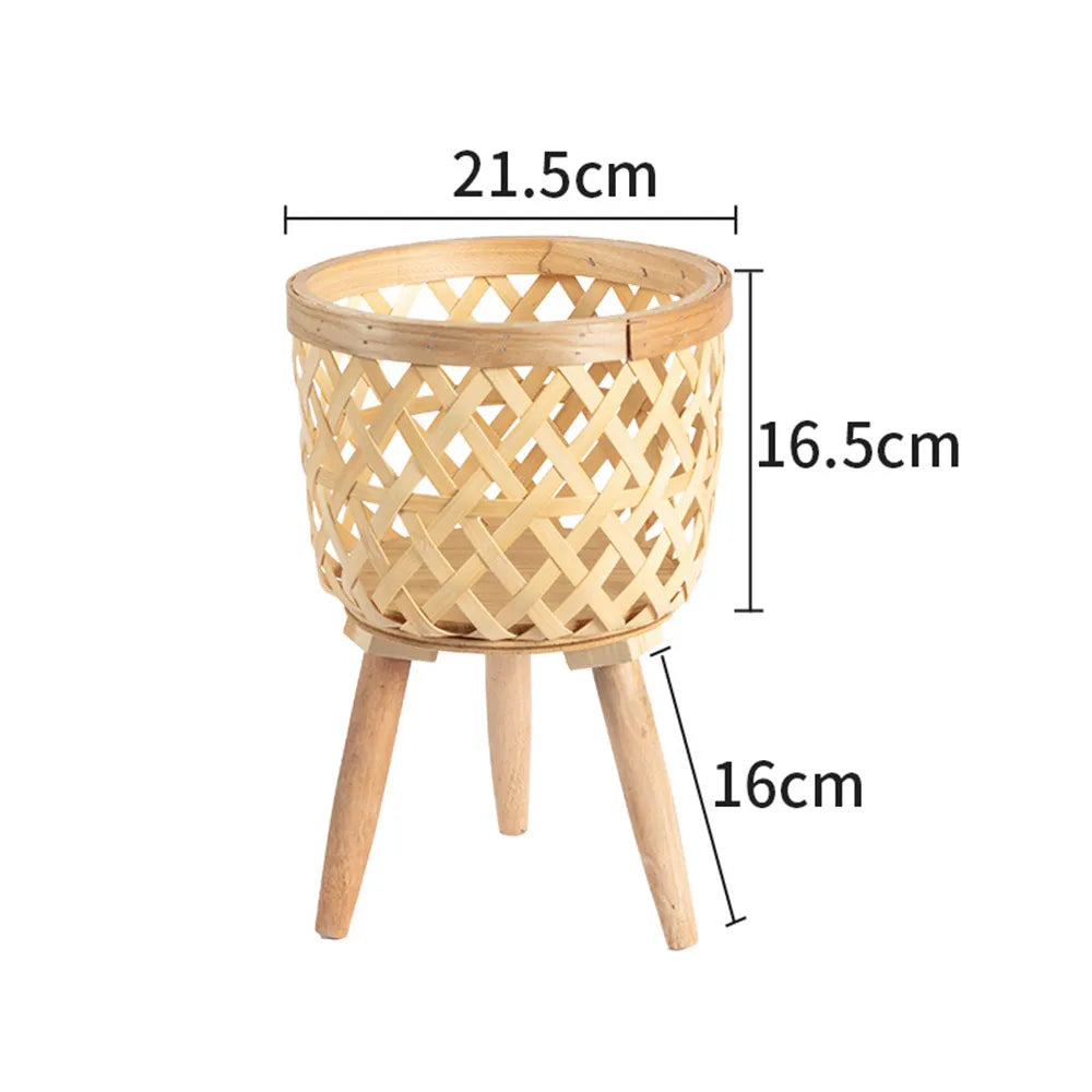 Handcrafted Bamboo Stand for Indoor Plant Pots