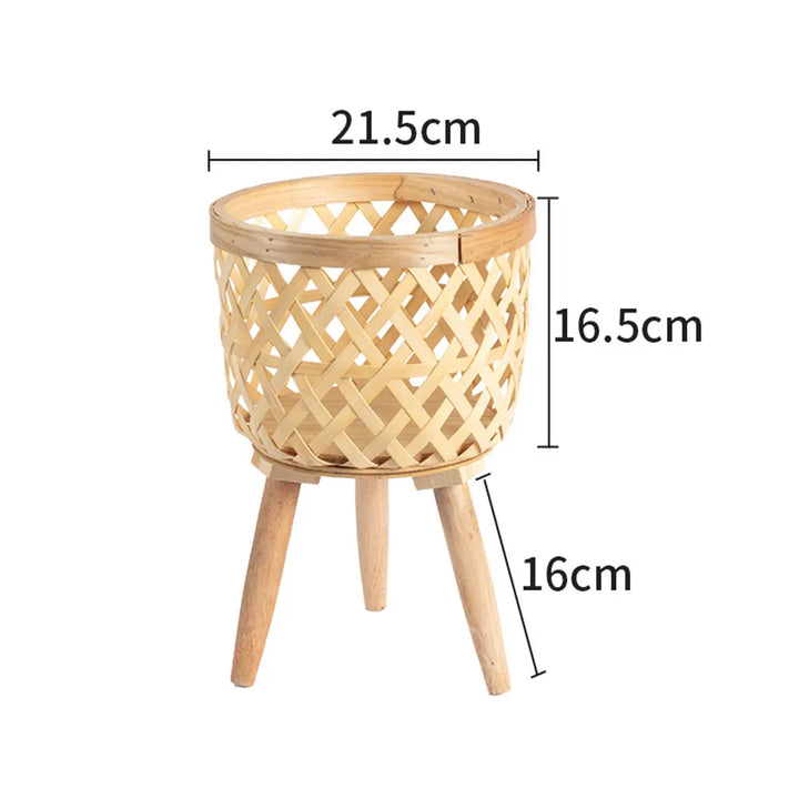 Handcrafted Bamboo Stand for Indoor Plant Pots