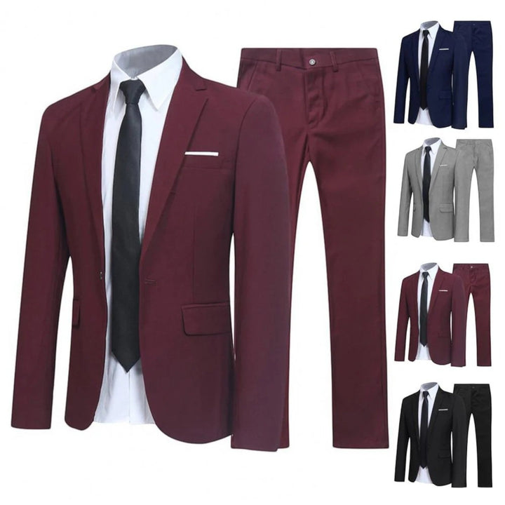 Bastien | Eleganter Zweiteiliger Hochzeitsanzug Für Herren