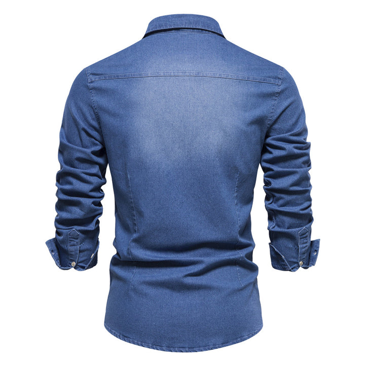 Herren Freizeit Jeanshemd | Langarm