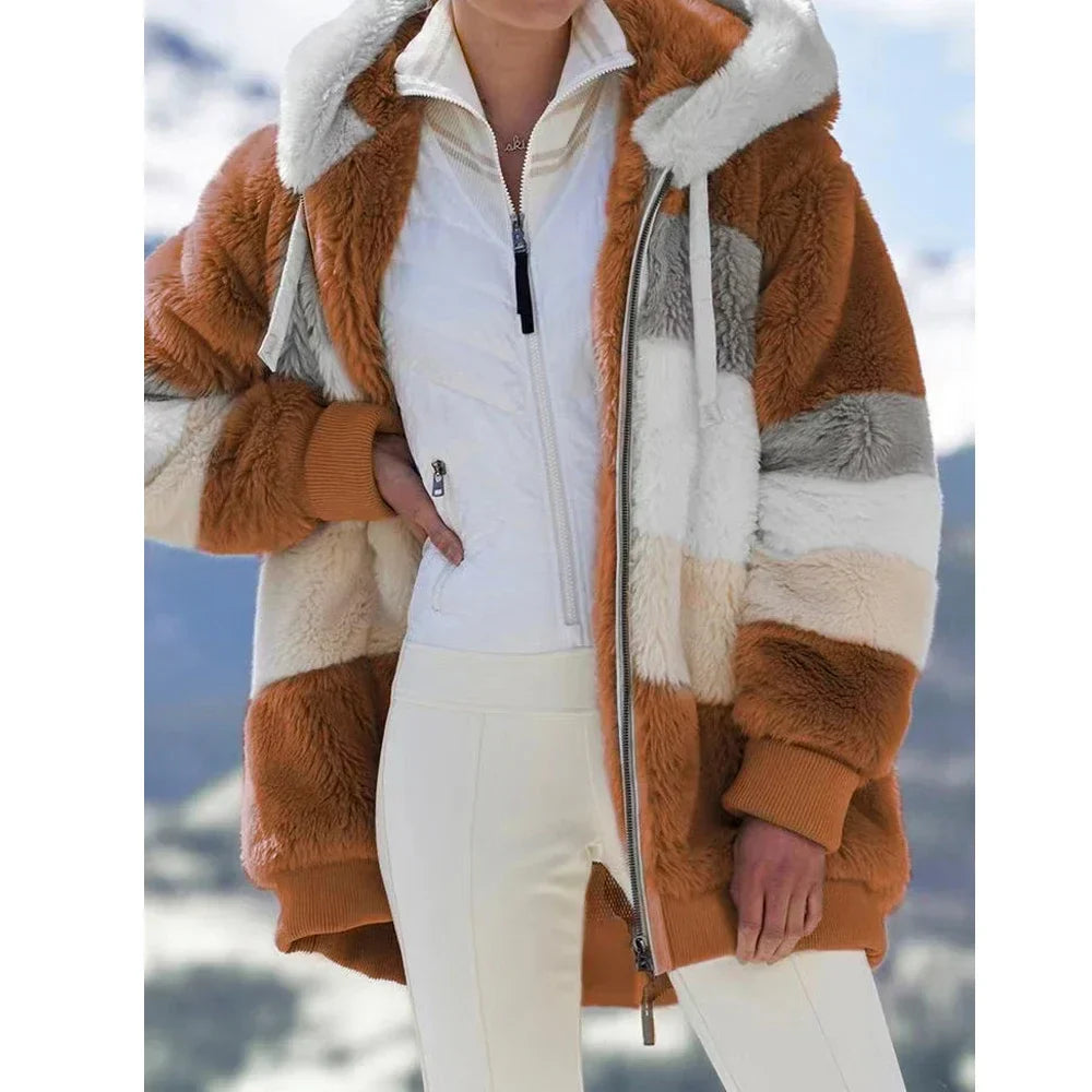 Lässige Kapuzenjacke Für Damen | Langarm