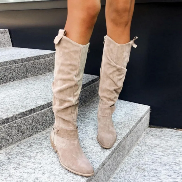 Cowboystiefel Mit Reißverschluss Für Frauen | Blockabsatz