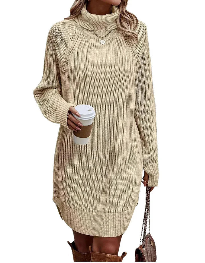 Strickkleid Für Den Winter | Lange Ärmel