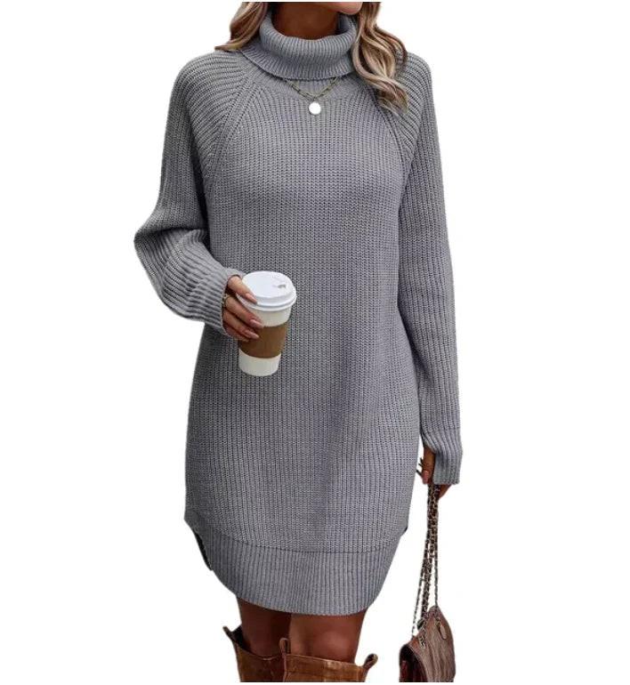 Strickkleid Für Den Winter | Lange Ärmel