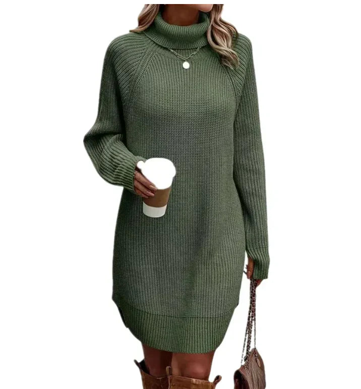 Strickkleid Für Den Winter | Lange Ärmel