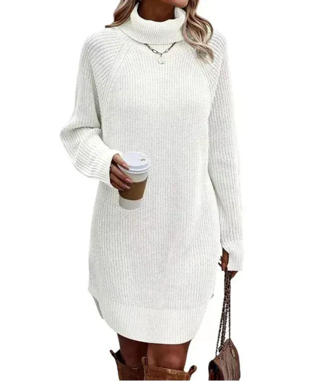 Strickkleid Für Den Winter | Lange Ärmel
