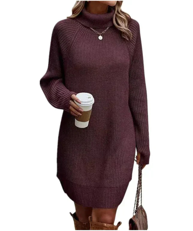 Strickkleid Für Den Winter | Lange Ärmel